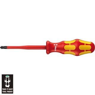 תמונה של מברג מבודד לחצי אוטומט להב דק WERA 1000V PH/S2