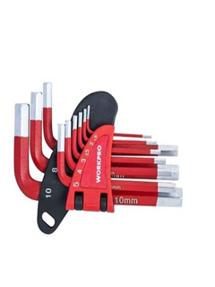 Picture of 9PC SHORT ARM METRIC  HEX KEY SET