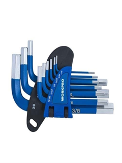Picture of 9PC SHORT ARM IMPERIAL HEX KEY SET