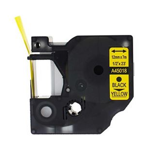 Picture of Black on Yellow 12mm*7m