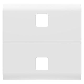 Picture of INTERCH. BUTTON WITH 2 LENSES 2M SAT.WH