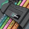 Picture of 950/9 Hex-Plus Multicolour Imperial 1 L-key set, imperial, BlackLaser WERA