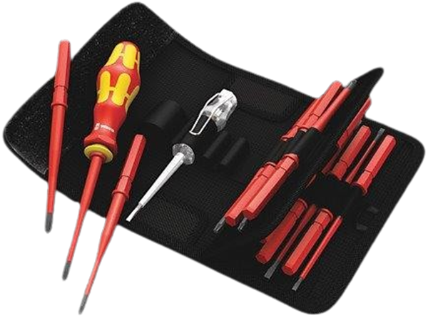 Picture of Kraftform Kompakt VDE 16 extra slim 1, 16 pieces WERA