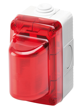 Picture of RED WATERTIGHT RCD DIFFUSER LAMP
