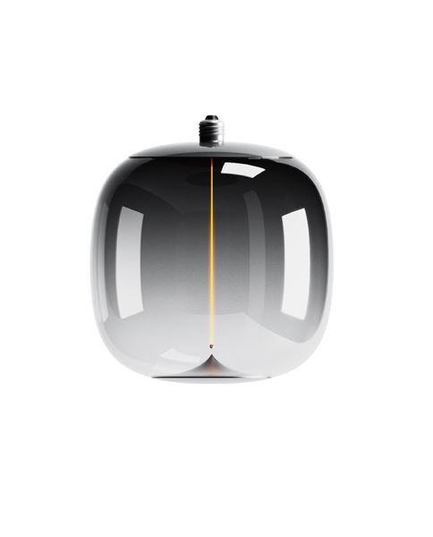 Picture of BULB BALOON SQUARE SMOKED E27 4000K 25CM 4