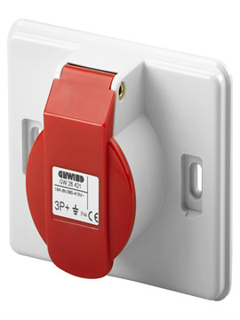 Picture of 16A 3P+E 380V IEC309 SOCKET OUTL