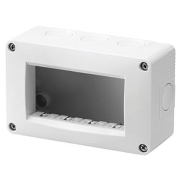 תמונה של קופסא אפורה עה"ט 4 מודול IP-40 (מתאים לסדרת קורוס)