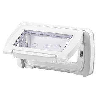Picture of 4 GANG CLOUD WHITE IP55 PLATE TO