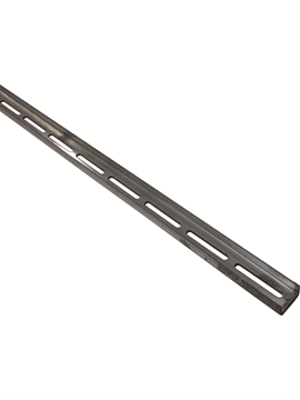 Picture of U profile 40x12X2 single side Slotted Hole10x80 step 100 PG