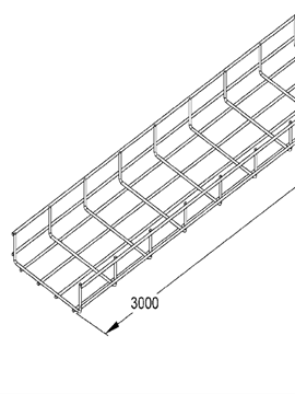 Picture of Wire Mesh Cable Tray 100X85