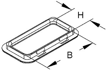 Picture of מסגרת הגנה תחתונה לכבלים KSR 30 A