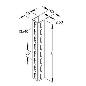 Picture of עמוד לחיבור זרועות גילוון חם U5050/3000F
