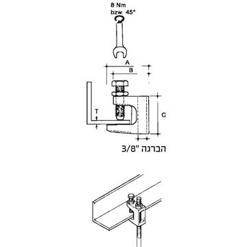 Picture of Beam Clamps M10