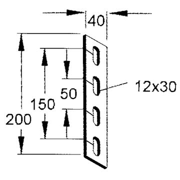 Picture of מחבר להארכת עמודים לחיבור זרועות 50VB