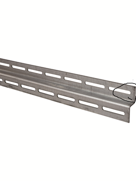 Picture of Z profile 25x25x25X2 double side Slotted Hole10x80step100PG