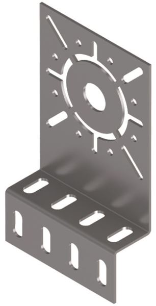 Picture of wall bracket and boxes fixing support galvanized