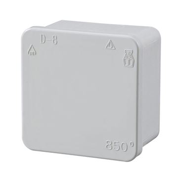 תמונה של קופסה D-8 אפור אטום 50*80*80 חלק