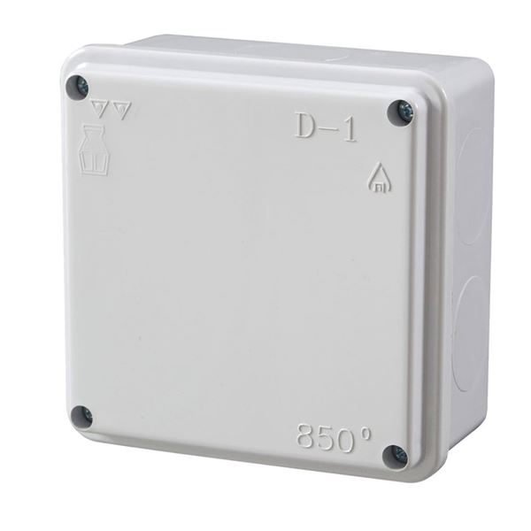 Picture of D-1 Smooth Box 100x100x50 Gray