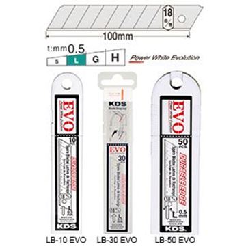 Picture of EVO silver L-blades, 50 pack  LB-50EVO