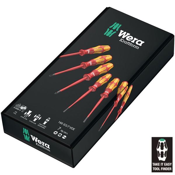 Picture of 160 iSS/7 screwdriver set Kraftform Plus