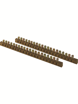 תמונה של פליז 8*6 + ברגים- מצופה(1.5 מטר)