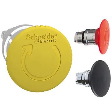 תמונה של ראש לחצן פטריה ננעל ZB4BS44/834