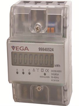 Picture of 3Phase 4 Modular Din-Rail 80A EL