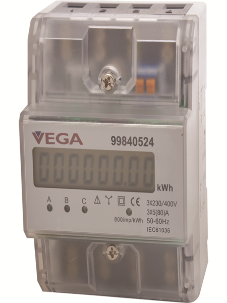 Picture of 3Phase 4 Modular Din-Rail 80A EL