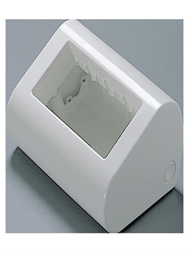 Picture of 4 GANG WHITE DESKTOP ENCLOSURE