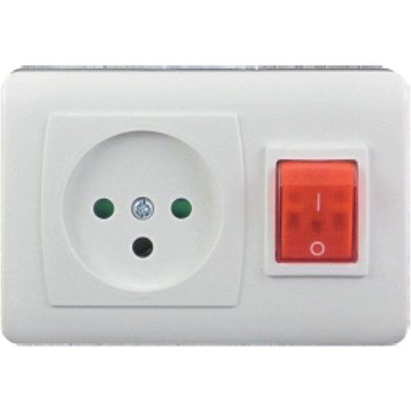 Picture of SOCKET NK+2 POLE SWITCH