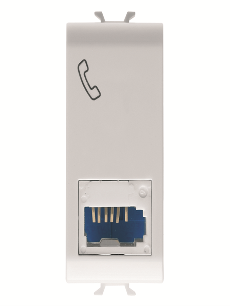 Picture of TEL CONNECTOR BRITISH ST WHITE