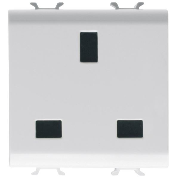 Picture of S. OUTLET 2M 2P+E 13A UK WHITE