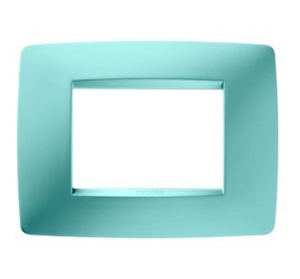 Picture of ONE PLATE 3-GANG CARIBBEAN BLUE