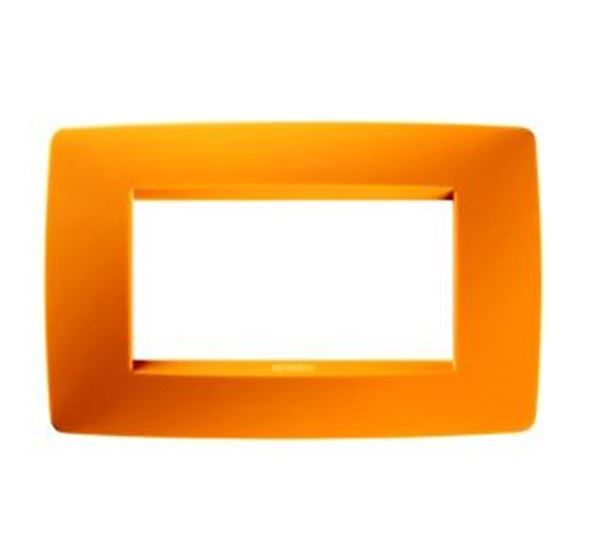 Picture of ONE PLATE 4-GANG OPAL ORANGE