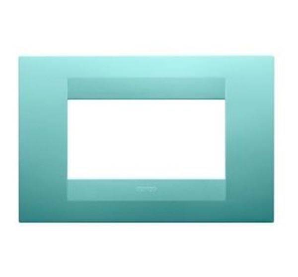 Picture of GEO PLATE 4-GANG CARIBBEAN BLUE