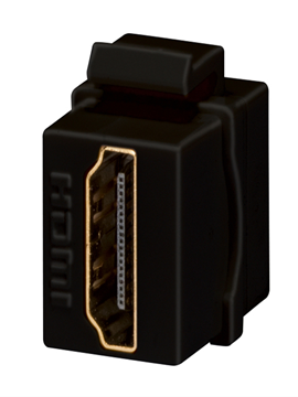 Picture of HDMI KEYSTONE JACK INLINE COUPLER BLACK