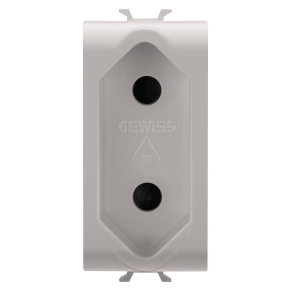 Picture of PRESA 1M 2P 10A STD. ISRAELIANO BEIGE