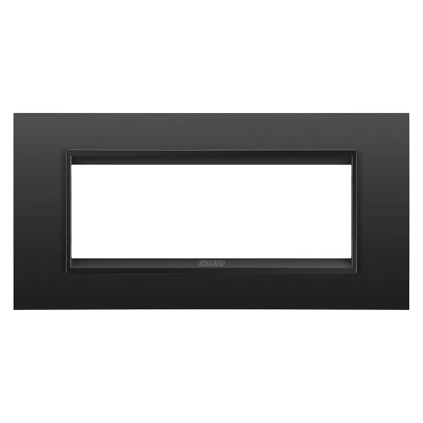 Picture of LUX PLATE 6M METAL SATIN BLACK MONOCHR.