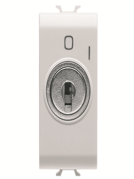 Picture of 1-WAY SWITCH, 1M 2P 10AX+KEY, WH