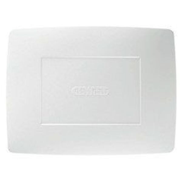 Picture of BLANK PLATE, 3-GANG, BLACK