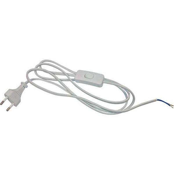 Picture of 2*0.75 1.8M CABLE+SWITCH WHITE