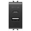 Picture of DUAL USB CHARGER A+C TYPE 5V 3A 1M BLACK
