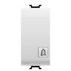 Picture of PULSANTE 1M 1P NA 16A CAMPANELLO BIANCO
