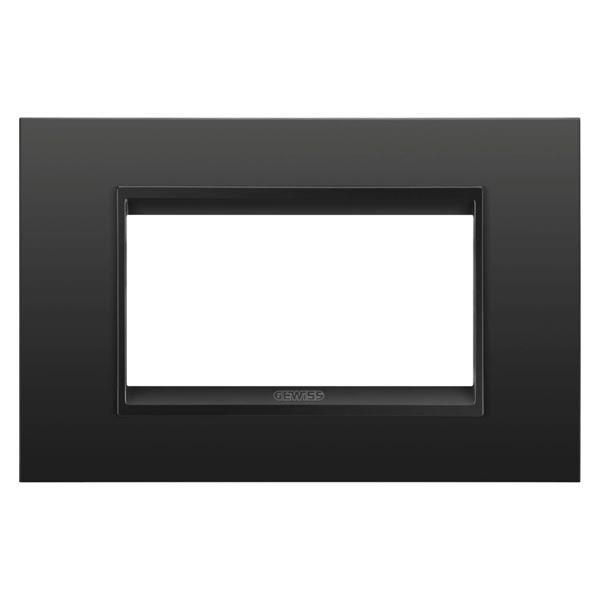 Picture of LUX PLATE 4M METAL SATIN BLACK MONOCHR.
