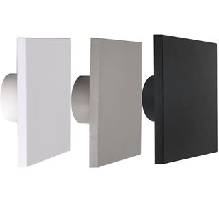 Picture of PLASTIC SQUARE WALL LIGHT 8W 6.5K BLACK