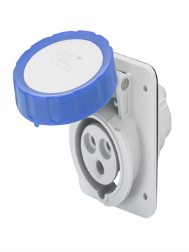 Picture of IP67 10°P.RECEPTACLE 2P+E 32A 23