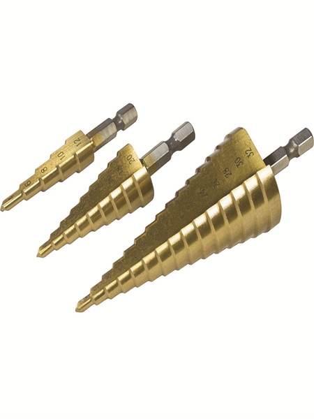 Picture of 3 Piece Hss Step Drill Set