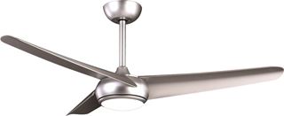 תמונה של ניוטון מאוורר תקרה שיצו 52" כרום+לד 24W מתחלף