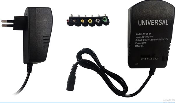 Picture of universal power supply 2.5+6 plugues