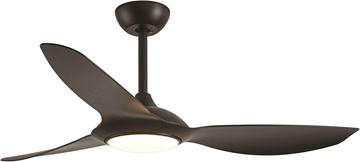 Picture of NEWTON TOY 52"  FAN BLACK+LED 3CCT+DIM